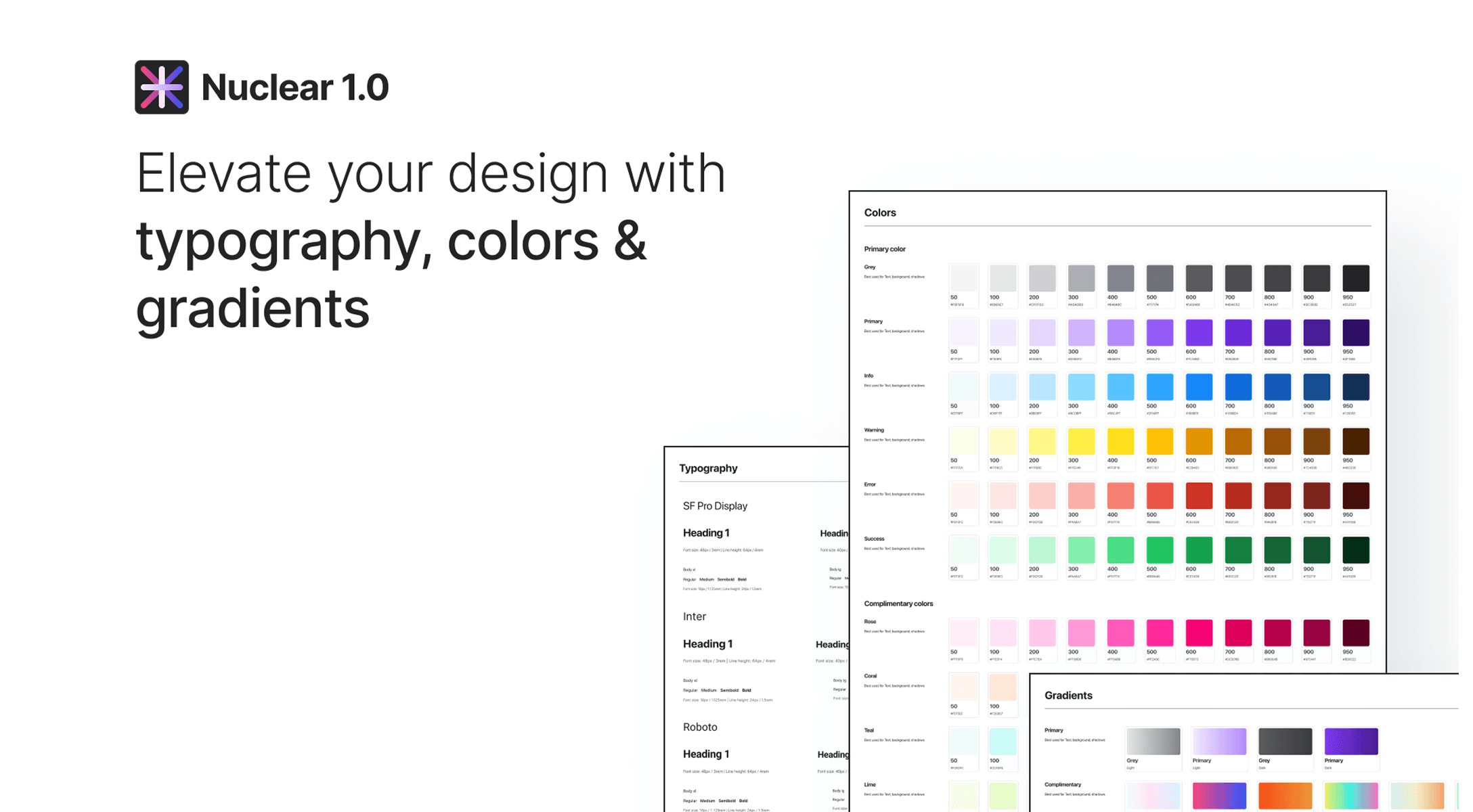 Color, Typography, Shadow & Blur