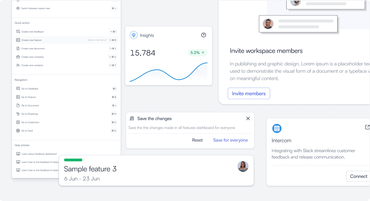 Reusable card component examples