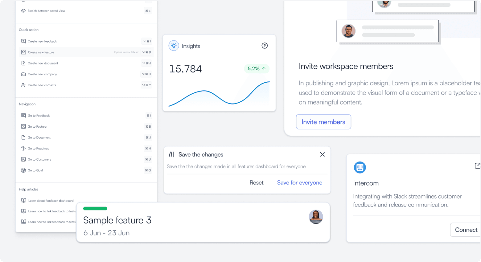 Reusable card component examples