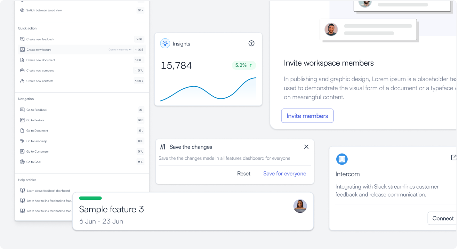 Reusable card component examples